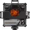 Zhiyun M20 Combo 20W dviejų spalvų LED vaizdo šviesos rinkinys su RGB, mini trikojis, difuzorius, grotelės, barndoors
