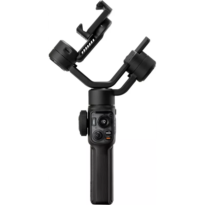 Zhiyun C030124ABR1 išmaniojo telefono gimbalas 3 ašių su įmontuota užpildymo šviesa, Bluetooth 5.0, 2600mAh baterija, iki 25 val. veikimo, tinka 50-90 mm telefonams, juodas
