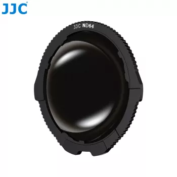 JJC 2 vnt. ND64 neutralaus tankio filtrai, skirti Insta360 X3 – 6 pakopų šviesos mažinimas, grūdintas stiklas, daugiasluoksnė danga