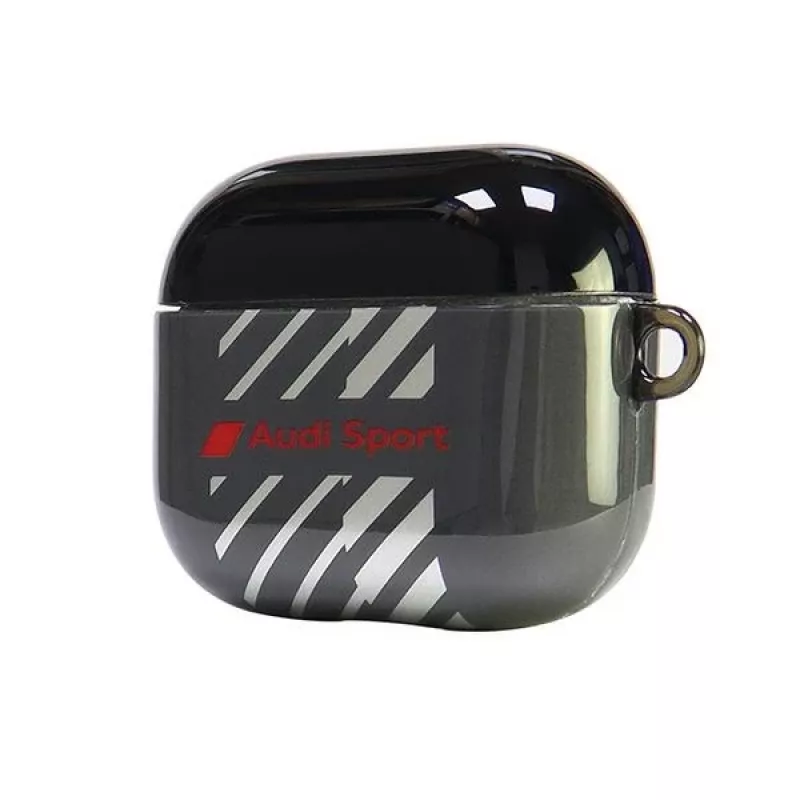 Audi IML Sport AirPods 3 dėklas juodas AUS-IMLAP3-RSQ/D1-BK