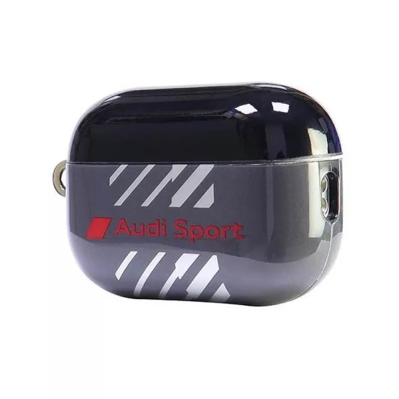 Audi IML Sport Case, skirta AirPods Pro 2, juodas AUS-IMLAPP2-RSQ/D1-BK