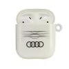 Audi IML geometrinio rašto AirPods 1/2 dėklas baltas AU-IMLAP-A6/D3-WE