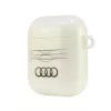 Audi IML geometrinio rašto AirPods 1/2 dėklas baltas AU-IMLAP-A6/D3-WE