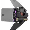 Zhiyun M20C COMBO RGB LED užpildymo šviesa su magnetiniu laikikliu, 20W, 2700K-6500K, CRI≥95, OLED ekranu, Bluetooth programėlės valdymu, mini trikojis, difuzorius, grotelės, laikymo krepšys
