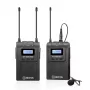 BOYA BY-WM8 Pro-K1 UHF dviejų kanalų belaidė lavalier mikrofonų sistema