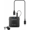 BOYA BY-DM20 dviejų kanalų skaitmeninis kondensatorinis mikrofonas su USB-C, Lightning ir USB-A jungtimis, visakryptis, 25Hz-20kHz, skirtas iOS, Android, Windows, Mac