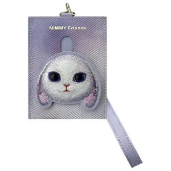 Nimmy Big Eyed Pet 2.0 Rabbit kortelių laikiklis-piniginė, violetinė