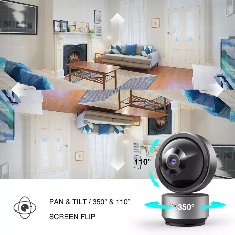 Arenti DOME1-32 2K QHD Pan/Tilt Wi-Fi apsaugos kamera