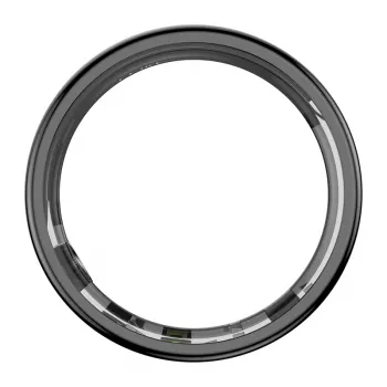 COLMI RING 2 išmanusis žiedas, 9 dydis, juodas - 24/7 širdies ritmo, SpO2, temperatūros, IP68, 7 dienų baterija