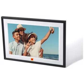 KODAK RCF-1018 10,1 colio Wi-Fi skaitmeninis nuotraukų rėmelis su IPS jutikliniu ekranu, 16GB, juodas