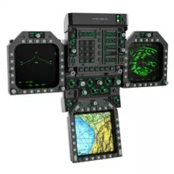 Moza Racing FMP18 Panel Bundle – 18 įėjimų sim lenktynių valdymo skydelis su RGB foniniu apšvietimu