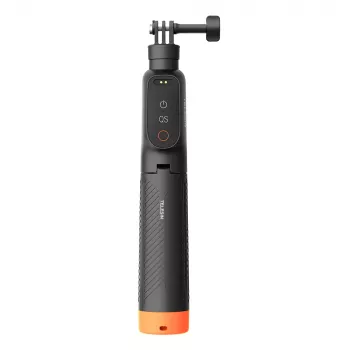 TELESIN vandeniui atsparus selfie strypas su nuotolinio valdymo pulteliu, skirtas DJI Osmo Action kameroms, 15m IPX8, ištraukiamas iki 60cm, juodas