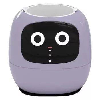 PLANTSIO IVY išmanusis vidaus sodas, violetinis, 6-pod hidroponinė sistema su 23W pilno spektro LED, 1,5L rezervuaru, automatiniu apšvietimu, jutikliniu skydeliu
