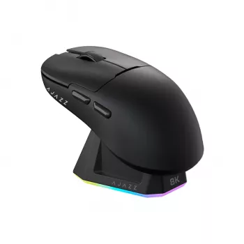 AJAZZ AJ159 PRO 3395-8K belaidė žaidimų pelė su dokovimo stotele - juoda