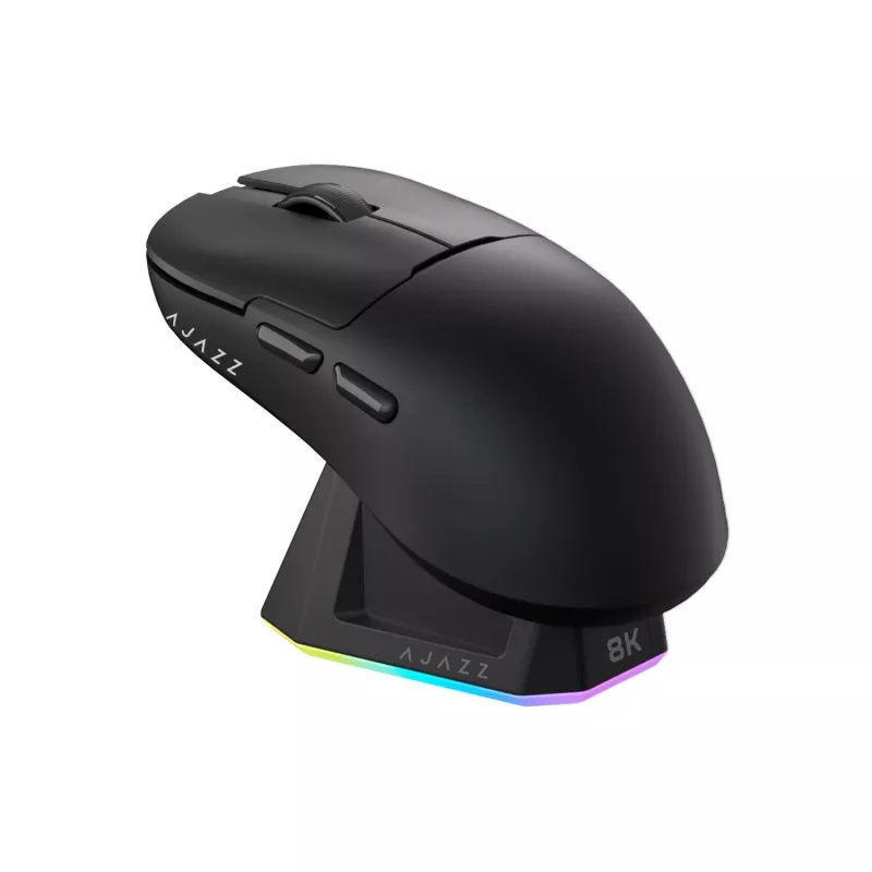 AJAZZ AJ159 PRO 3395-8K belaidė žaidimų pelė su dokovimo stotele - juoda