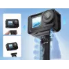 ULANZI MA70 Magnetinis mini trikojis su rankena, skirtas DJI Osmo Action 3/4/5 Pro, GoPro, Insta360, išmaniesiems telefonams - juodas
