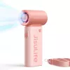 JISULIFE Life9 nešiojamas ventiliatorius 3600mAh USB-C sulankstomas stalinis ventiliatorius - rožinis