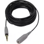 Rode SC1 6m TRRS prailginimo kabelis, skirtas smartLav mikrofonams - juoda