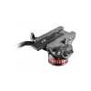 Manfrotto MVH502AH Fluid Video Head su plokščiu pagrindu, 4kg keliamoji galia, 75mm pagrindas, juoda