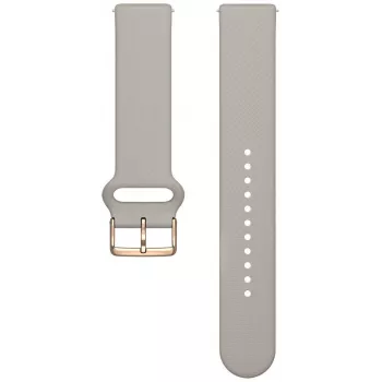 Polar Ignite 3 dirželis iš silikono 20 mm S-L – pilkšvai smėlinis (Greige)