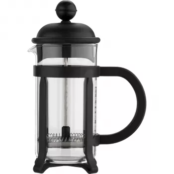 Bodum PRESS JAVA French Press kavos virimo aparatas, 0,35 l, 3 puodeliai, juodas