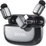 BOYA mini 2-02 Space Gray dviejų kanalų šautuvinis kondensatorinis mikrofonas