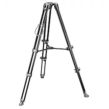 Manfrotto MVT502AM aliumininis vaizdo trikojis su skysčio pagrindu, 3 sekcijos, 4 kg keliamoji galia, 169 cm maksimalus aukštis, juodas