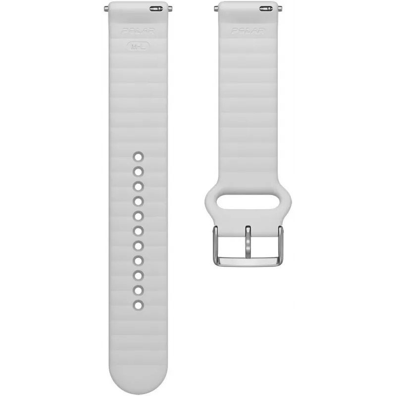 Polar Ignite 3 dirželis iš silikono 20 mm S-L – baltas