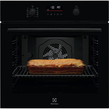 Electrolux LOF6P16Z įmontuojama elektrinė orkaitė, 71 L, pirolizinis valymas, SoftClosing, juoda