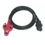 PWR Skirtas vieno galo virdulio kabelis 1,8 m - Schuko į IEC C13 maitinimo laidas, juodas, 3x0,75 mm², H05VV-F, 10A/250V