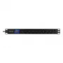 DELTACO Bluewalker PDU Powerwalker LC-16A 10xIEC C13 1U stelažinis Basic PDU, 16A, 2m kabelis