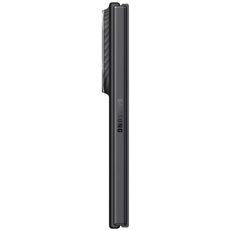 PITAKA Edge dėklas, skirtas Samsung Galaxy Z Fold8 - juoda/pilka, aramidinis pluoštas, MagSafe suderinamas