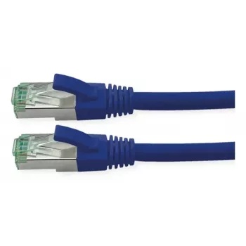 ROLINE RM Cat.6A S/FTP (PiMF) jungiamasis laidas, TPE, mėlynas, 5 m - RJ45 Snagless, 10GbE, LSZH