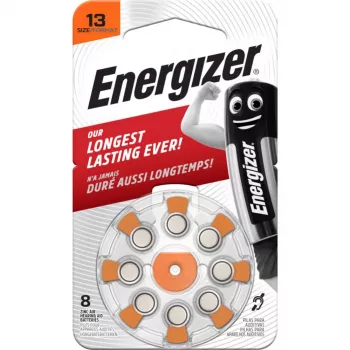Energizer cinko oro klausos aparatų baterijos, 13 dydis (AZ13DP8 TL8)
