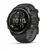 Garmin fenix 9 Pro Multisport GPS išmanusis laikrodis su inReach palydoviniu ryšiu, 47 mm anglies pilkos spalvos DLC titano korpusas, juoda/akmenų pilka silikoninė juosta
