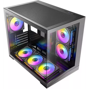 Antec CX M3 ARGB B Mini-Tower kompiuterio korpusas, grūdintas stiklas, 3x 120mm ARGB ventiliatoriai, microATX