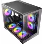 Antec CX M3 ARGB B Mini-Tower kompiuterio korpusas, grūdintas stiklas, 3x 120mm ARGB ventiliatoriai, microATX
