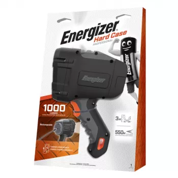 Energizer Rechargeable 1000 Lumen Searchlight su kietu dėklu