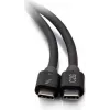 C2G 2,5 pėdų Thunderbolt 4 USB-C laidas - 40Gbps, 100W PD, 8K, juodas