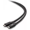 C2G 2,5 pėdų Thunderbolt 4 USB-C laidas - 40Gbps, 100W PD, 8K, juodas