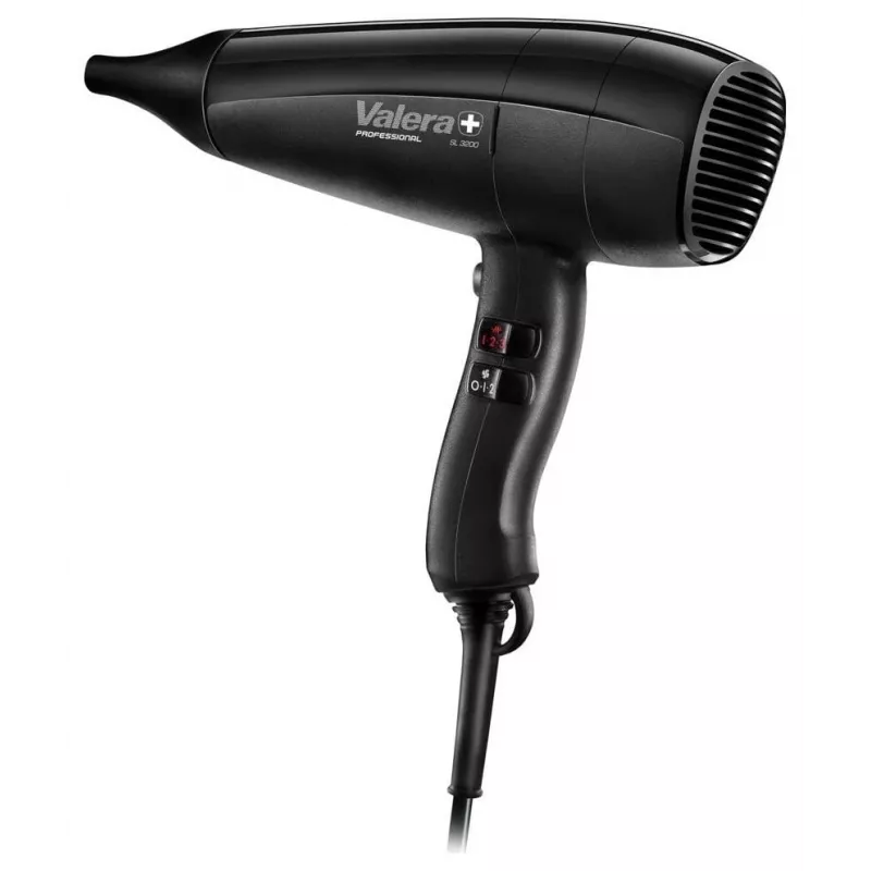 Valera Swiss Light SL 3200 plaukų džiovintuvas juodas 1800 W joninis šalto oro fiksavimas 2 koncentratoriai