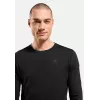 Odlo Merino 200 BL Top Crew Neck LS vyriškas apatinis sluoksnis - juoda