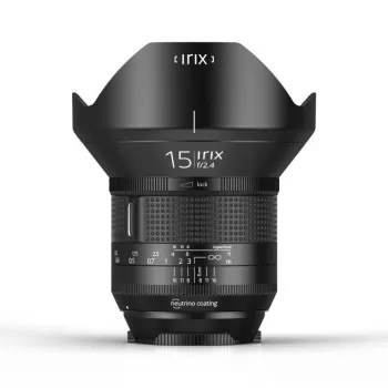 Irix 15mm f/2.4 Firefly itin plataus kampo pirminis objektyvas, Nikon F