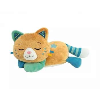 Clementoni Toy Breathing Kitten 17969 interaktyvus minkštas katinas, baltas, veikia su baterijomis, 3+ metai