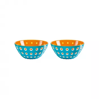 Guzzini Le Murrine 2 dubenėlių rinkinys 12 cm mėlynas/oranžinis