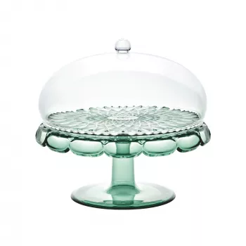 Guzzini Vanity pyragų stovas su gaubtu, Matcha žalia