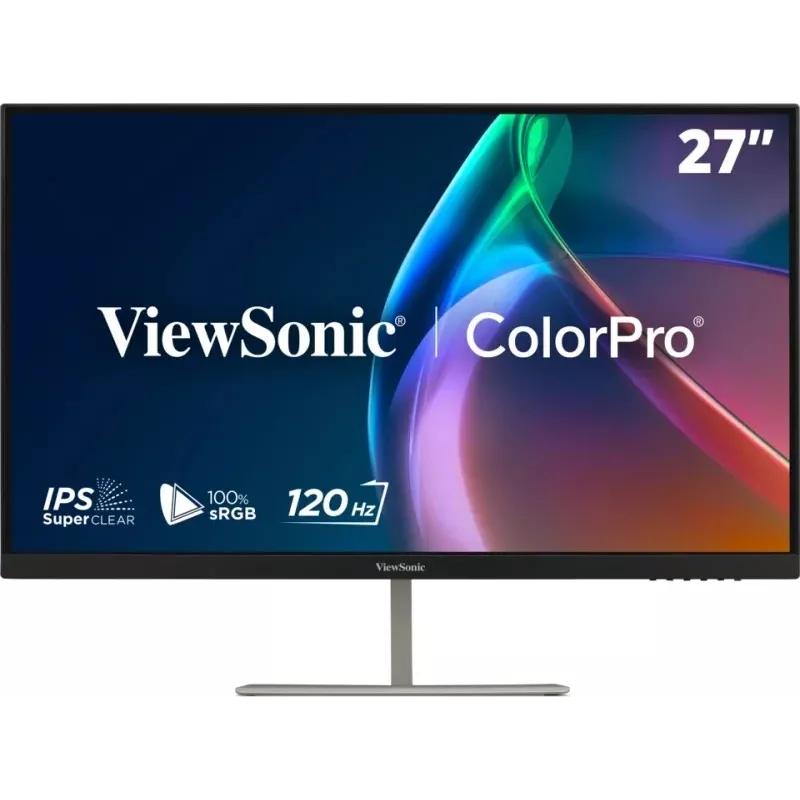 ViewSonic VP2766-2K 27 colių QHD IPS profesionalus monitorius su USB-C 65W, KVM, aparatine kalibracija