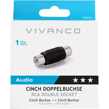 Vivanco RCA – RCA audio adapteris (VVAADAPRCAFF)