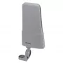 Vivanco VVANOUT42DBG lauko aktyvioji antena DAB/DAB+ ir DVB-T/DVB-T2, 42 dB stiprinimas, F jungtis, juoda/pilka