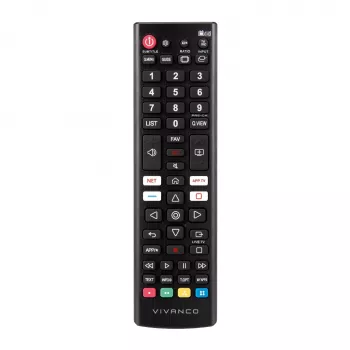 Vivanco VVREMOTELGK universali LG televizorių nuotolinio valdymo pultas – juoda